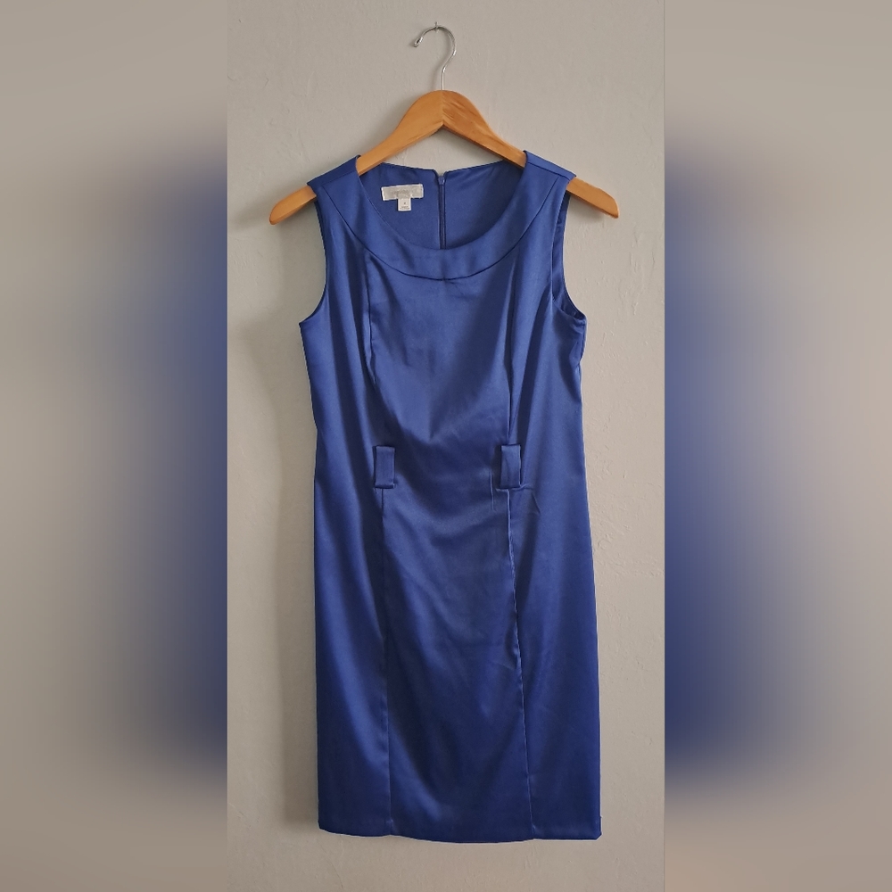 Dress, like new, blue, elegant, casual, armhole dress